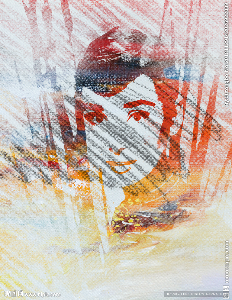 抽象油画