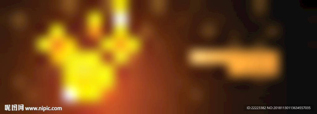 圣诞节金色贺卡