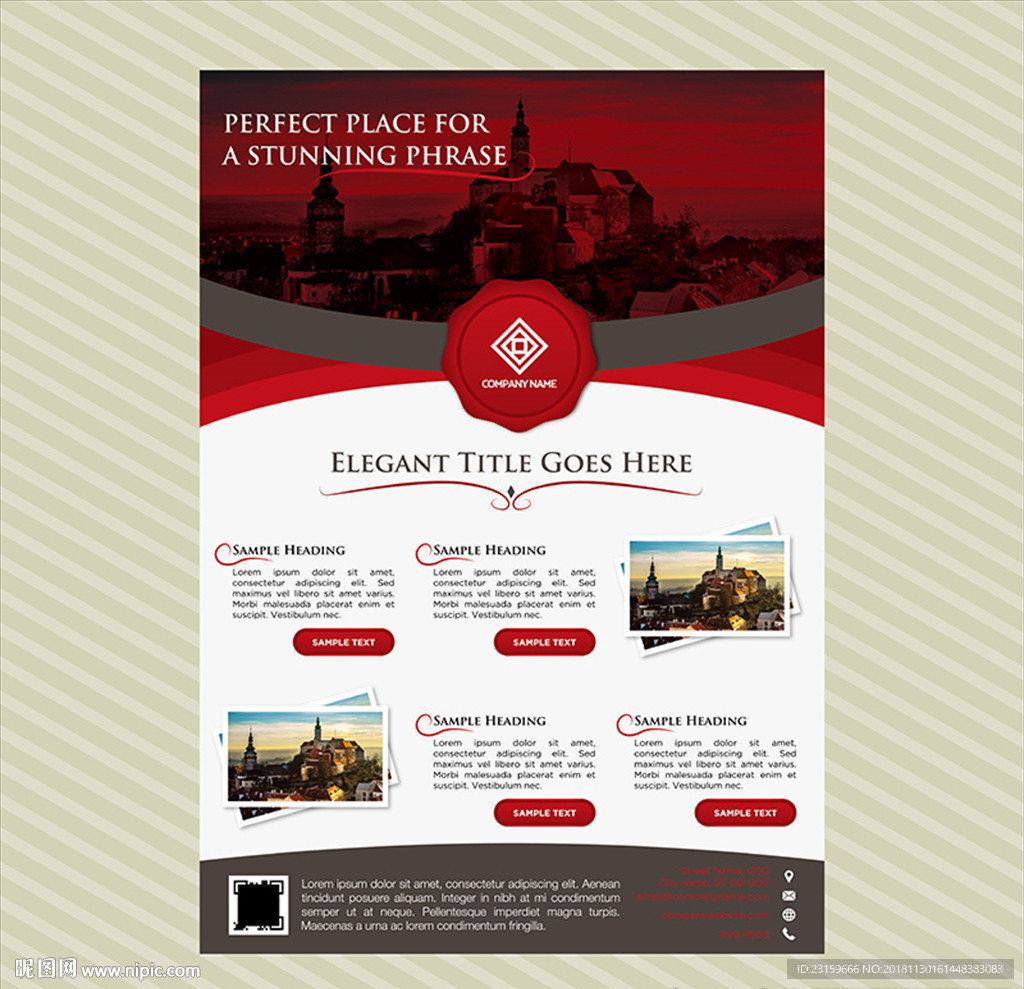 境外旅游团海外游行社宣传海报