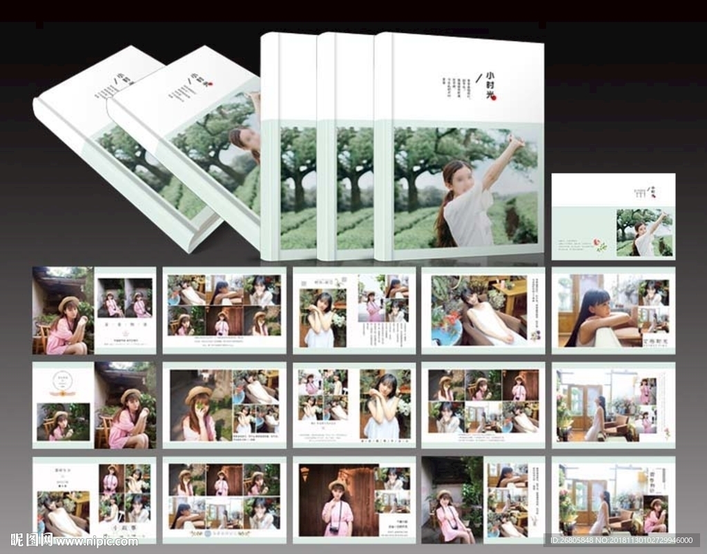 DIY家庭纪念册相册，半小时轻松制作全家福相册-金印客 排版印刷