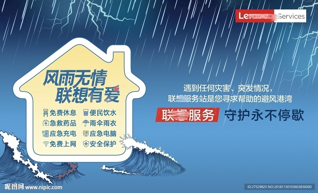 服务站海报背板
