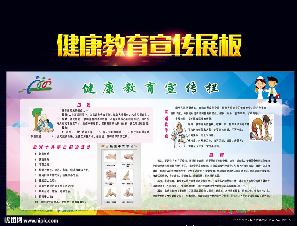 健康教育宣传栏