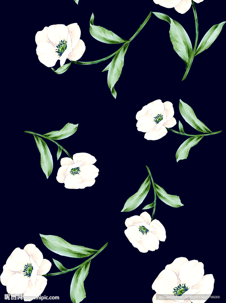 手绘花