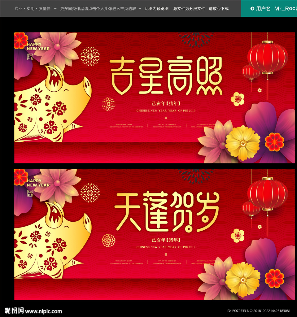 2019猪年