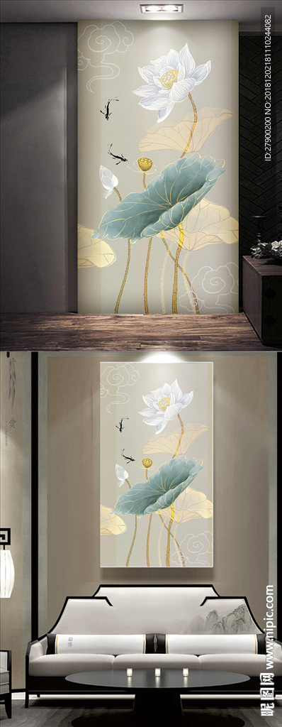 新中式荷花