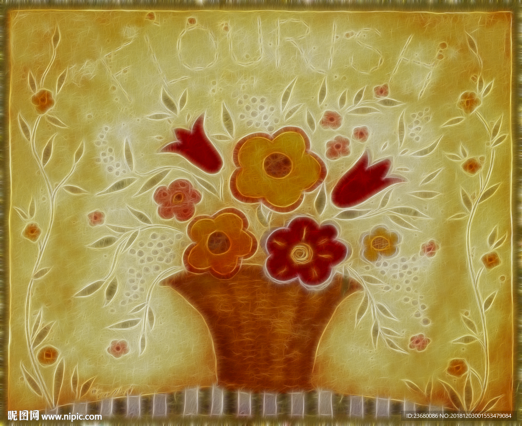 爱的世界装饰画