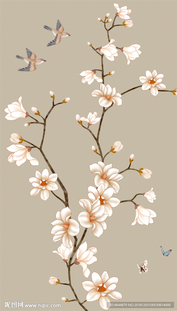 禅意花鸟