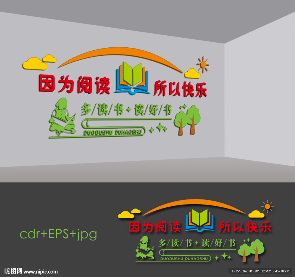 阅读文化墙