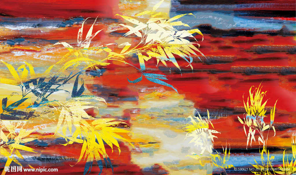 抽象油画