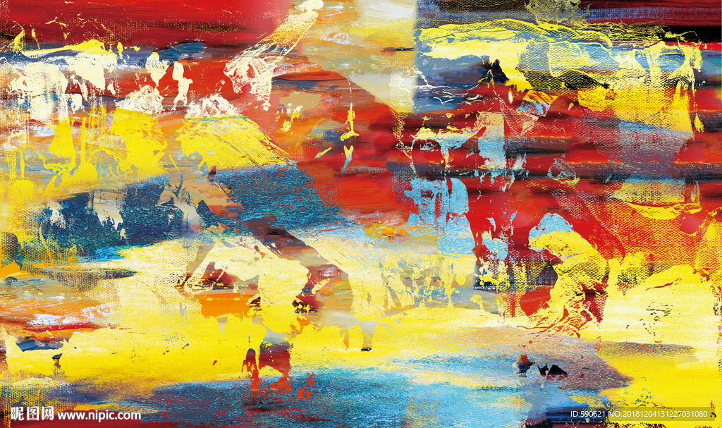 抽象油画