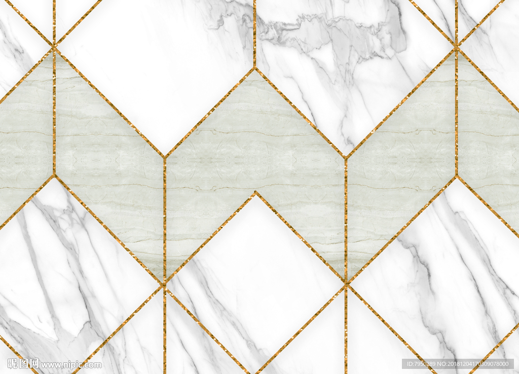 现代简约大理石背景墙