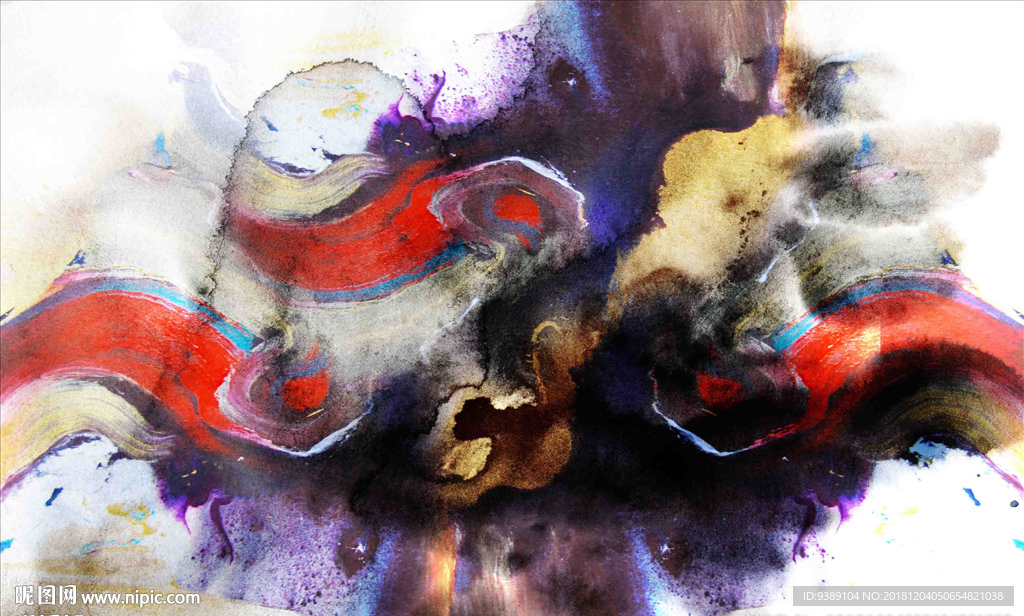 抽象油画