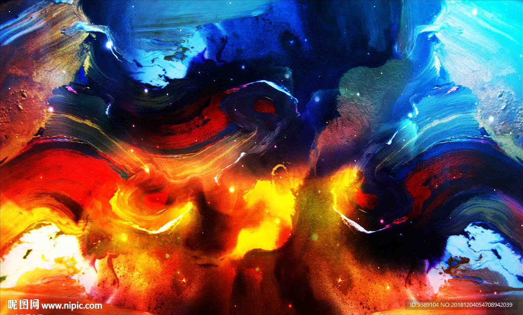 抽象油画