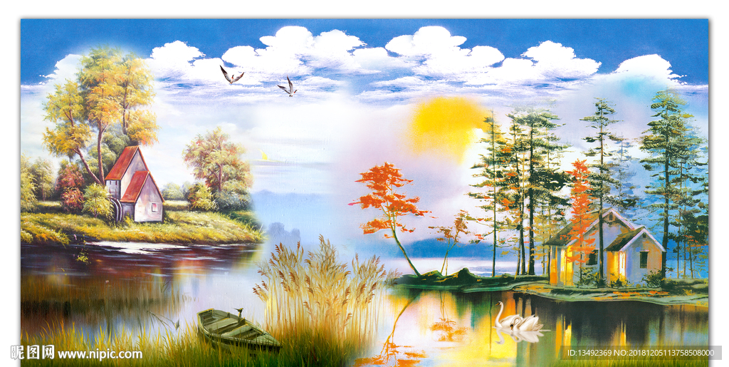 油画风景
