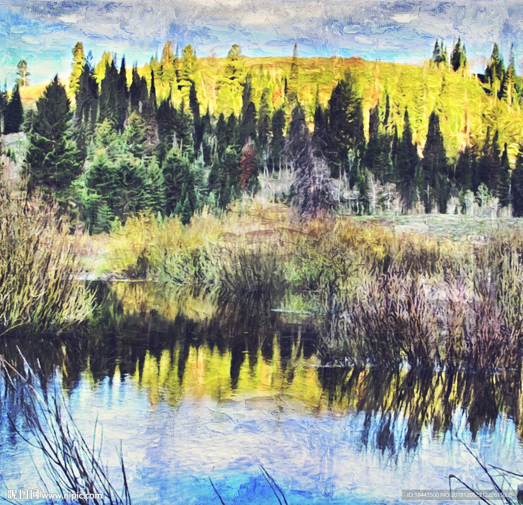 风景油画