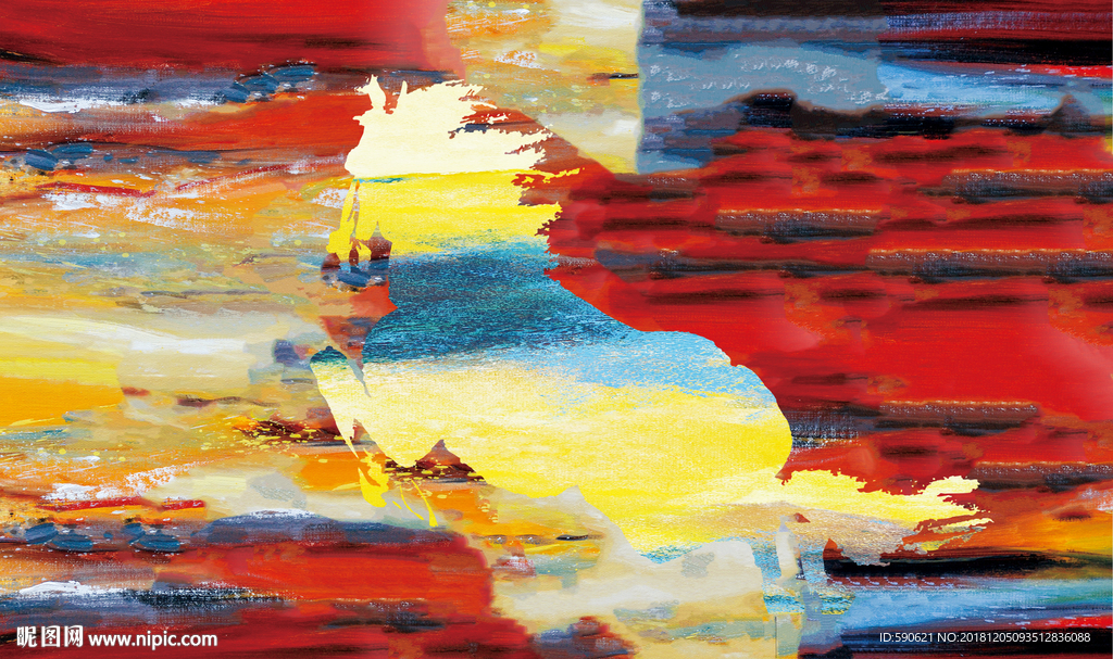 抽象油画