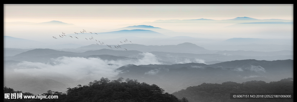 新中式山水画