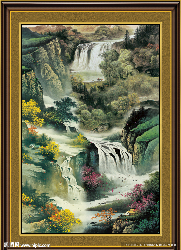 大厅山水画