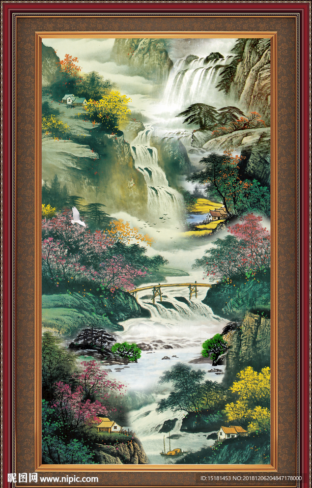 大厅山水画