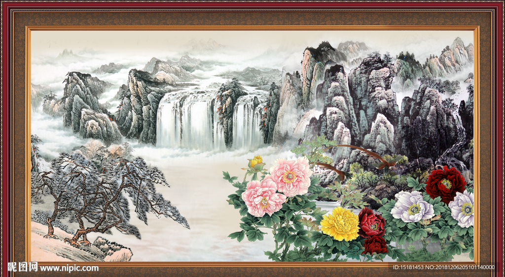 大厅山水画