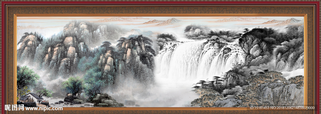 山水国画