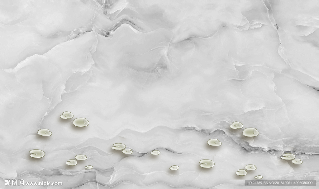 意境波浪纹灰色大理石