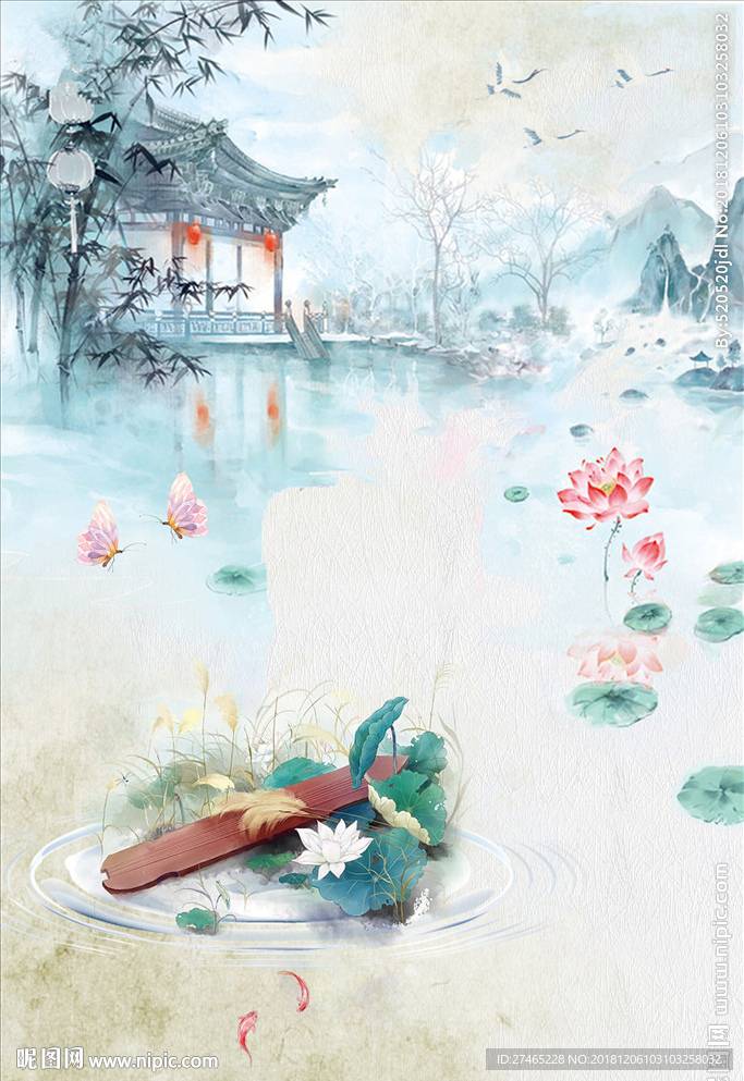 唯美水墨画