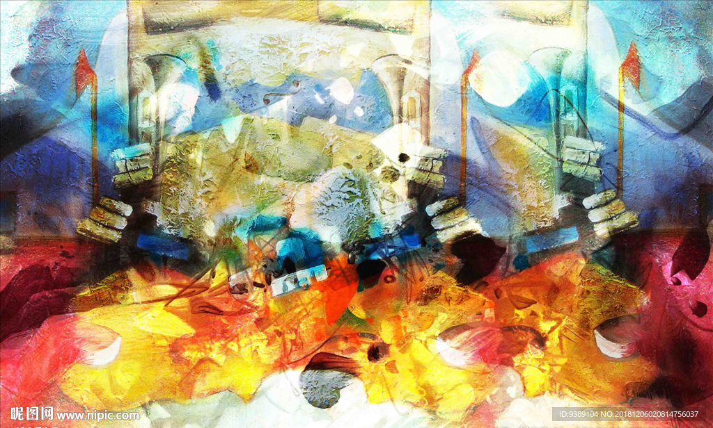 抽象油画
