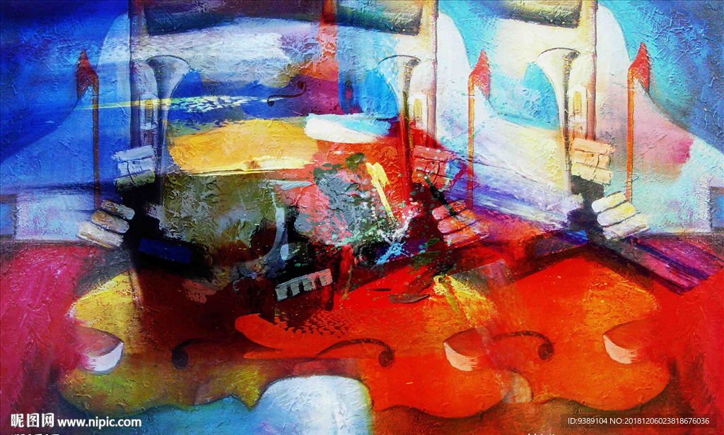 抽象油画