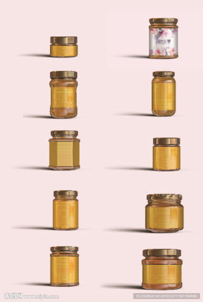 蜂蜜包装样机