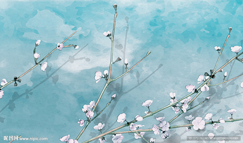 粉色花