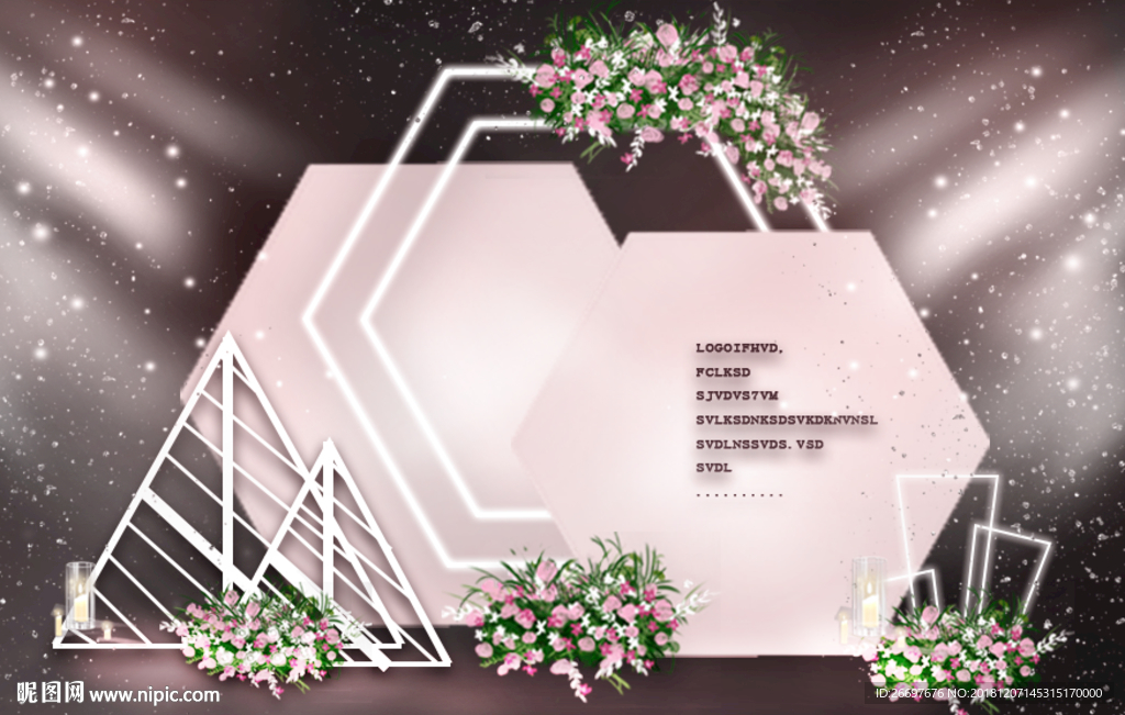 简约粉色婚礼浪漫粉色婚礼