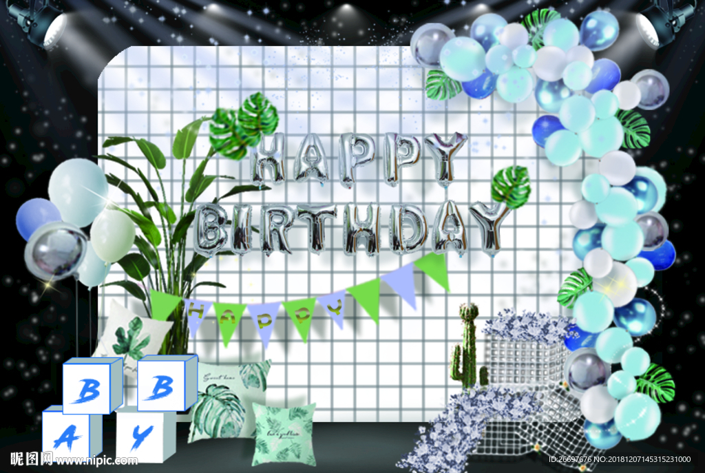 ins风主题婚礼宝宝宴