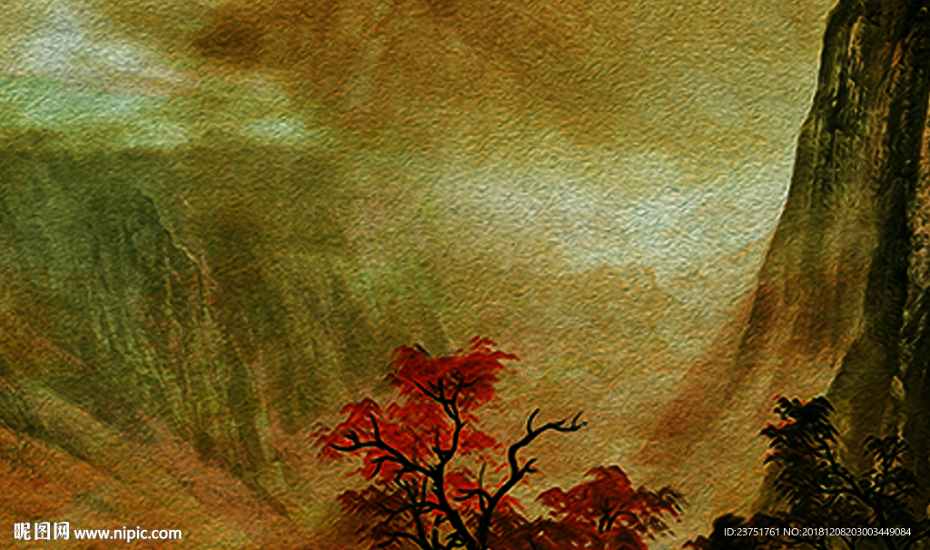 抽象油画
