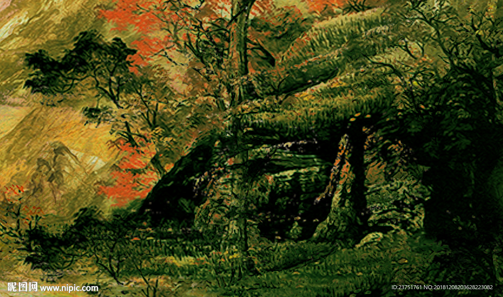 油画风景