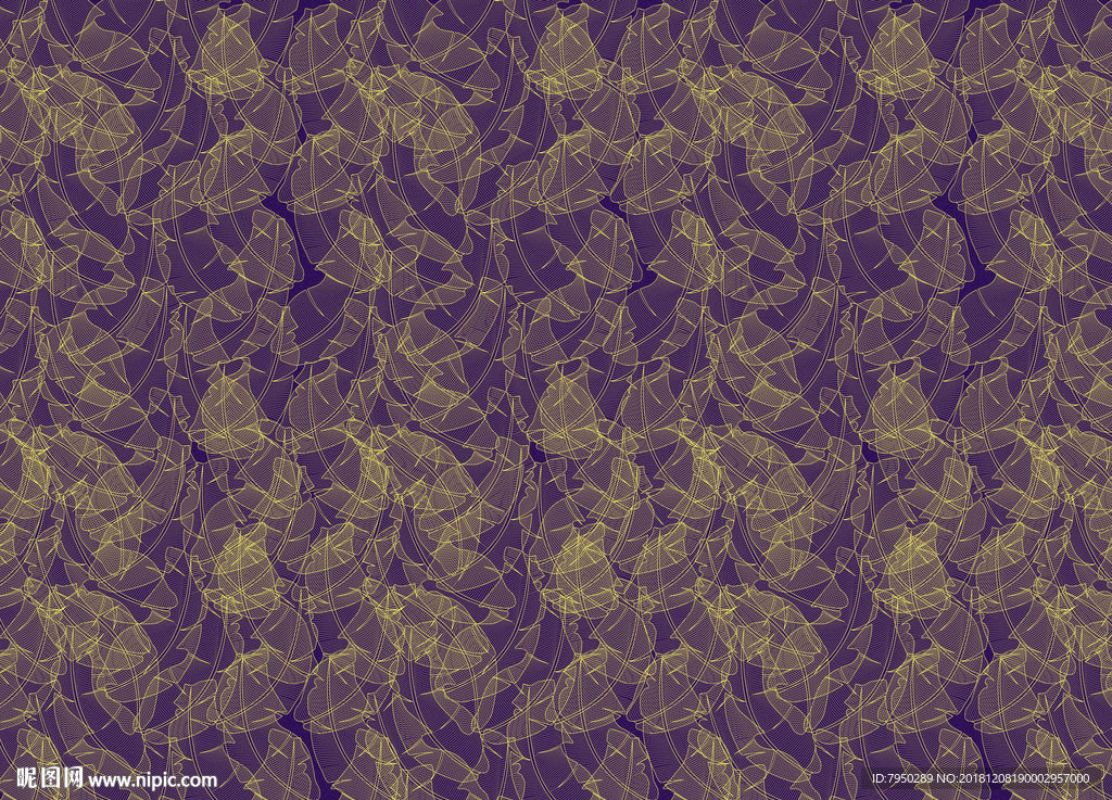 现代简约羽毛背景墙