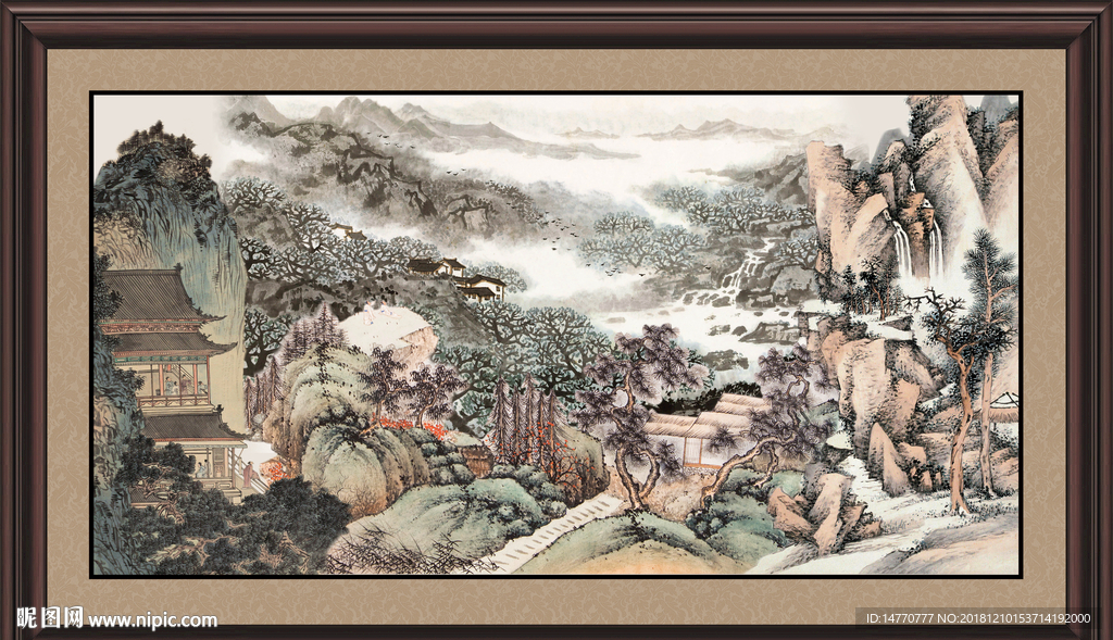 山水国画