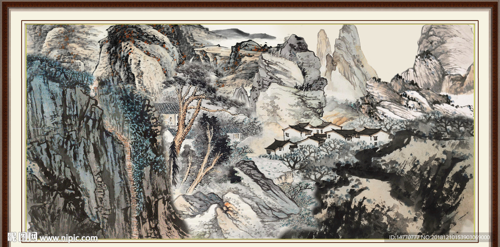 山水国画