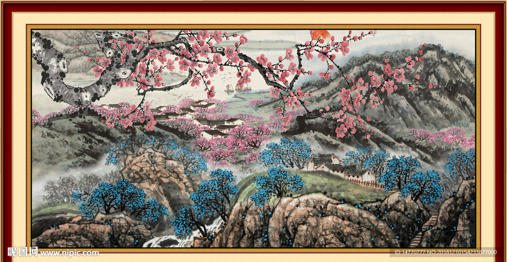 报春图 花鸟报春图 红梅报春图