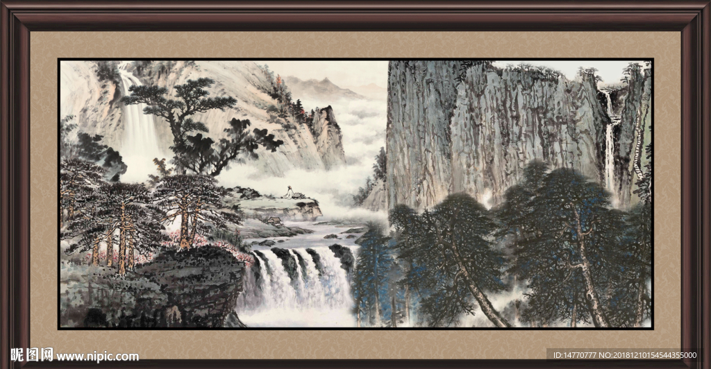 山水国画 国画山水 源远流长