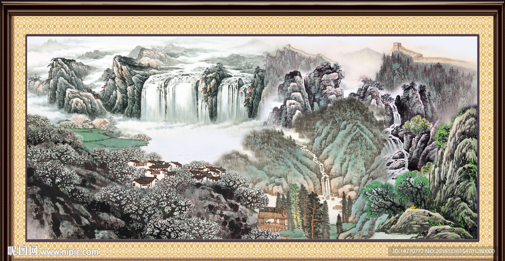 山水国画