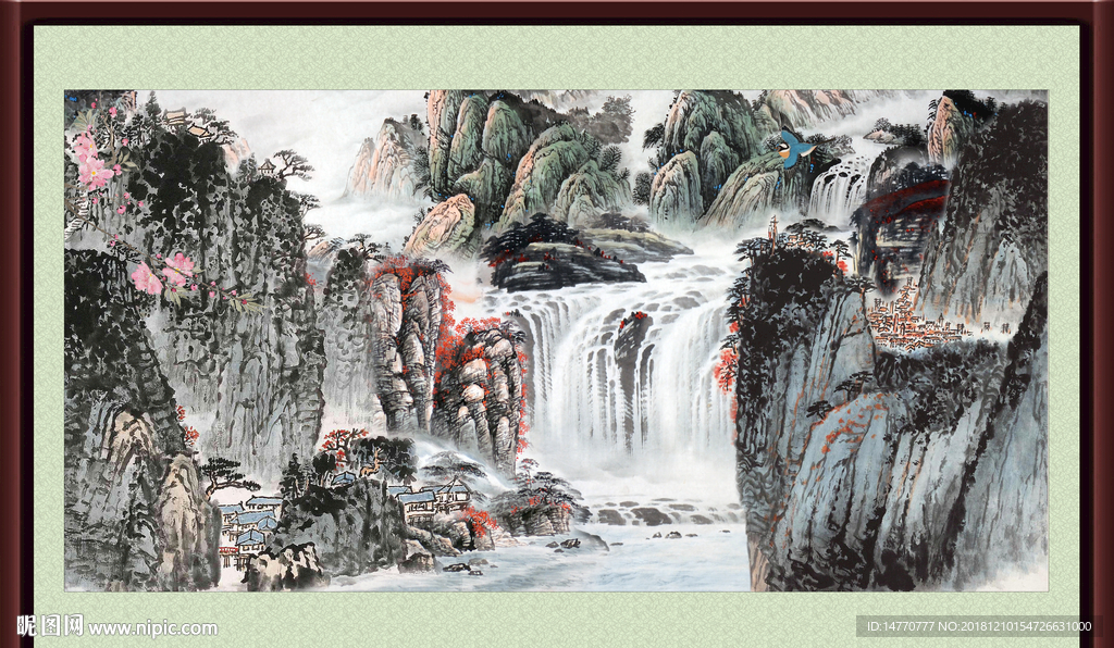 山水国画