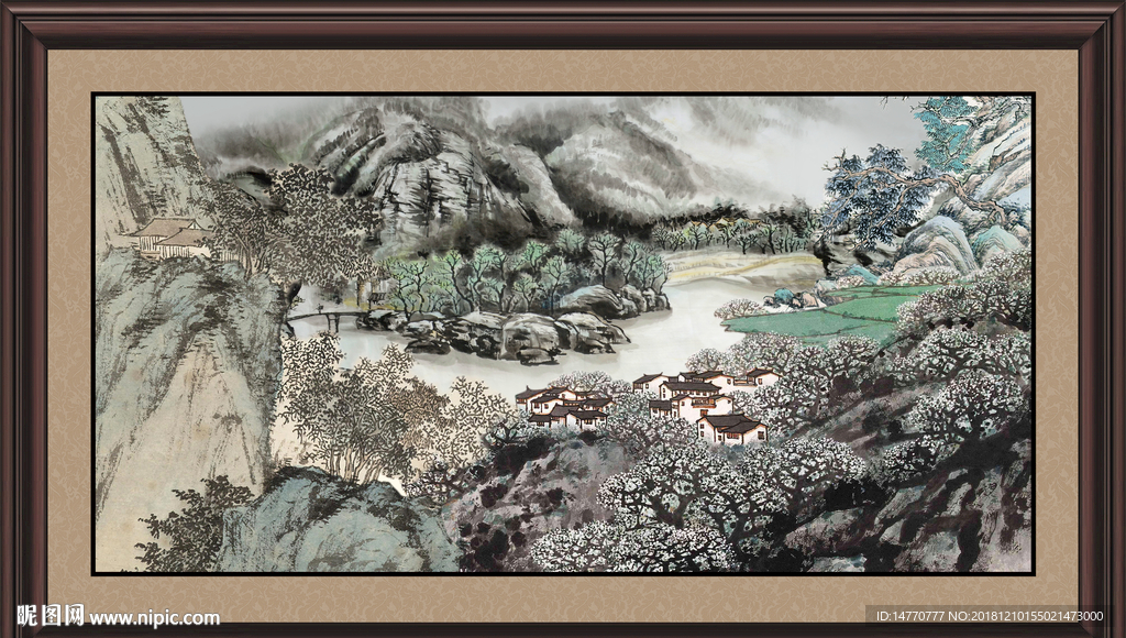 山水国画