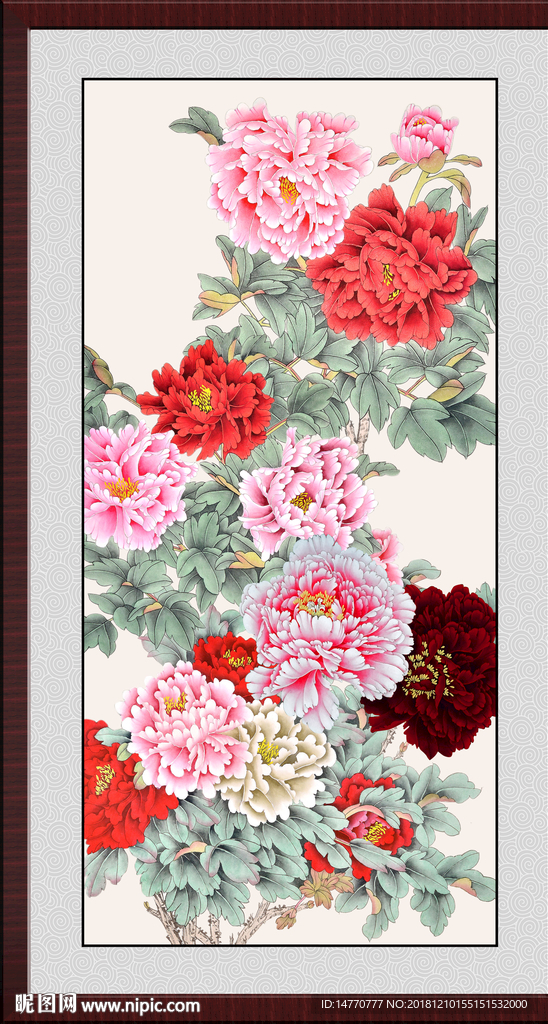 富贵牡丹 富贵有余 花开富贵图