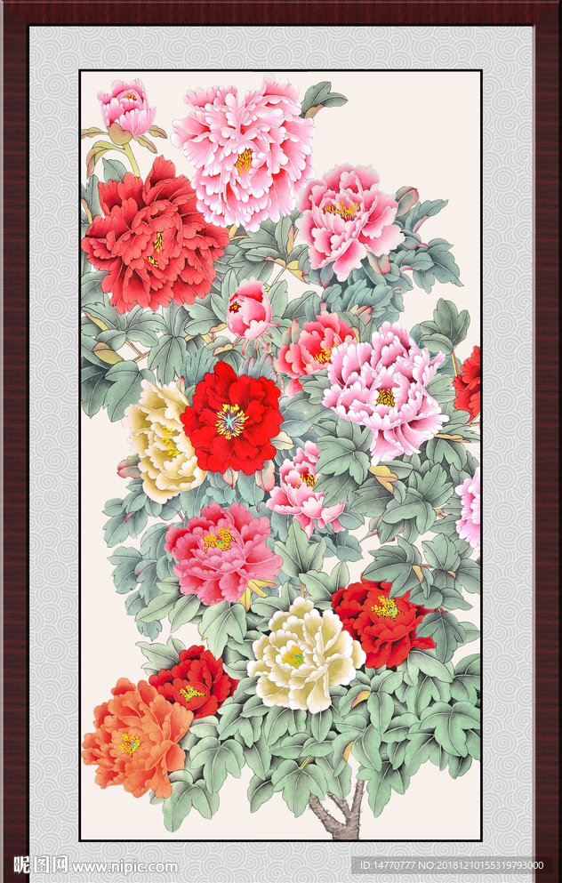 富贵有余 花开富贵图