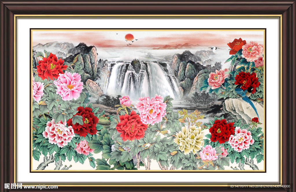 富贵有余 花开富贵图