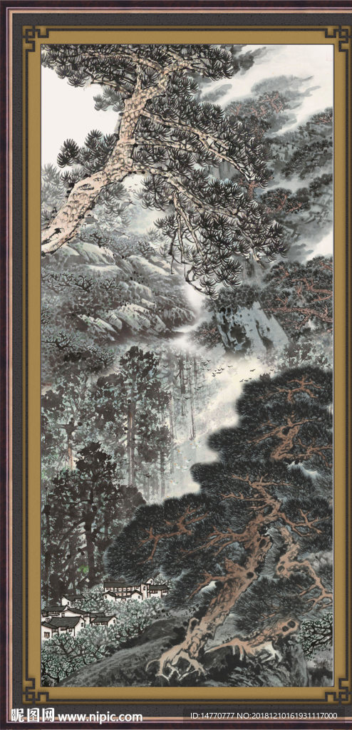 山水画 巨幅山水画