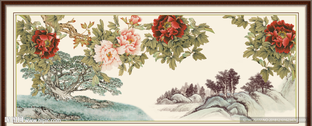 富贵牡丹 富贵有余 花开富贵图