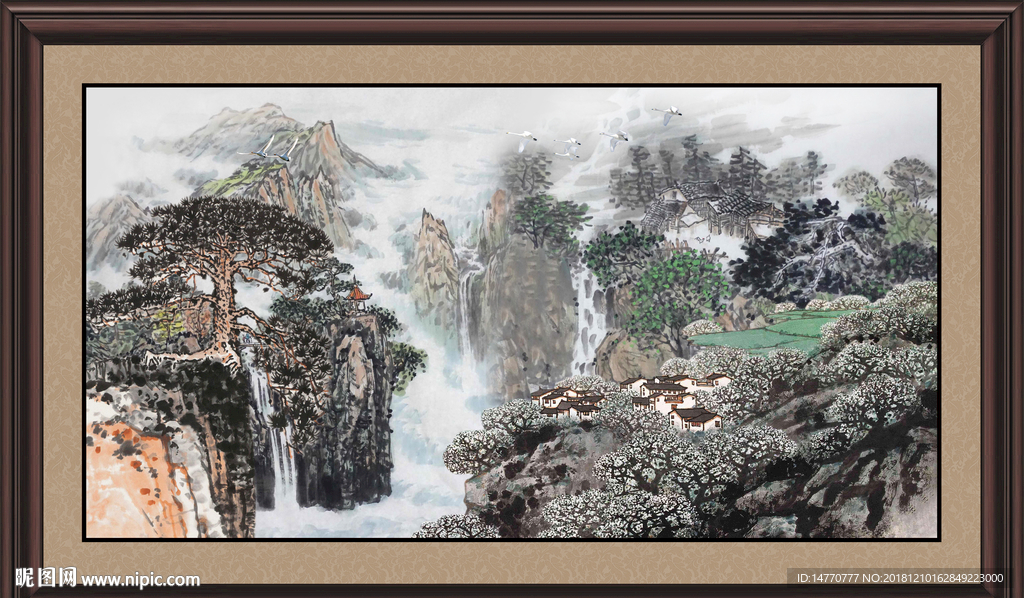 山水国画 国画山水
