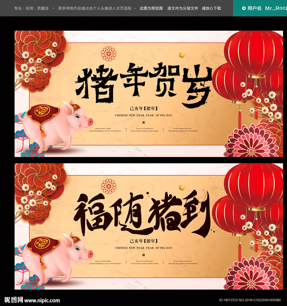 2019猪年